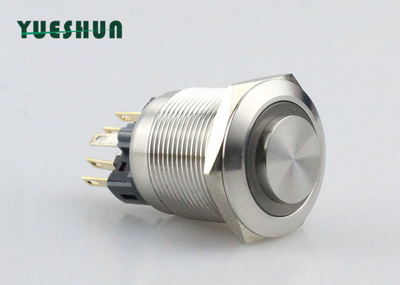 chất lượng  Ring Type LED Latching Push Button Switch , 25mm / 22mm Push Button Switch nhà máy