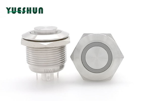 chất lượng  19mm Stainless Steel Push Button Switch , Round Momentary Push Button Switch nhà máy