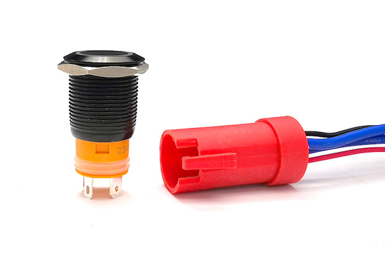 Công tắc nút ấn chốt có đèn chiếu sáng Ip67 19mm dòng điện 20A cho tàu biển