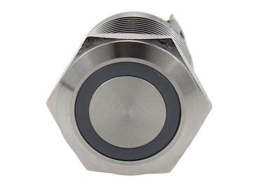 Nút nhấn nút bấm tạm thời chống phá hoại bằng kim loại 22mm Ký hiệu vòng LED 5A 250V AC
