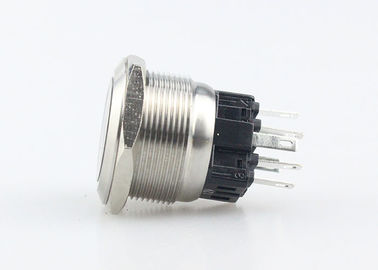Biểu tượng vòng LED Chốt nút Công tắc Nút nhấn 25mm Lỗ gắn tùy chỉnh Có sẵn