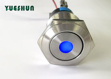 Nút nhấn thu nhỏ được chiếu sáng không thấm nước Công tắc loại đèn LED vòng đầu cao