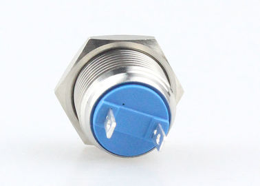 Tự thiết lập lại Nút bấm bằng kim loại chắc chắn 16mm Đầu ghim đầu bi Tuổi thọ cơ học lâu dài