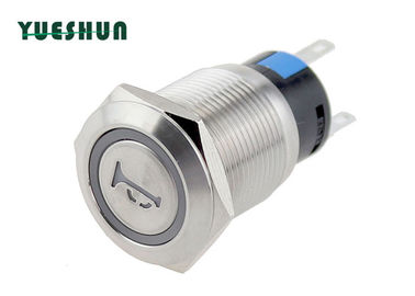 12V 24V LED Light Car Horn Push Button Switch Anti Vandal Momentary Self Reset