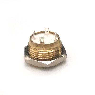 Nút nhấn bằng đồng thau Vòng chuyển đổi Đèn chiếu sáng Micro không thấm nước 22mm Tự thiết lập lại